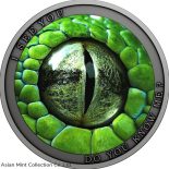 2021 Niue Wild Afrika Do You Know Me? Green Mamba Snake 1/2 oz Silver Coin