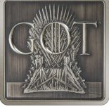 2022 Game of Thrones Iron Throne 1oz Silver Medallion