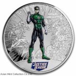 2022 – Justice League: Green Lantern 1/2 oz Silver Samoa