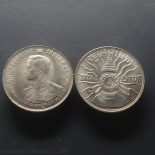 1963 – 1 baht coin, complete 3 cycles, Rama IX, unused