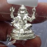 2019-Silver Ganesha statue, commemorative 108 years of the establishment of the Fine Arts Department