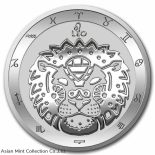 2022 – LEO $5 Zodiac Series 1 oz .999 Silver in Capsule