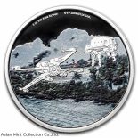 2022- Star Wars Battle Scenes – Scarif- 3 OZ Silver Proof Coin