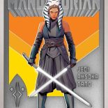 2022 Niue The Mandalorian Ahsoka Tano 1oz Silver Antique Poster Coin
