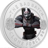 2022 Niue Star Wars™ The Bad Batch™ – Wrecker 1oz Silver Coloured Proof Coin