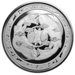 Koi Fish 1 Oz 999 Silver Fiji 1 Dollar 2023 Proof Like-