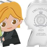 2023 – LUKE SKYWALKER Star Wars Chibi 1oz Silver Coin $2 Niue