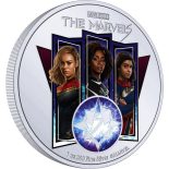 2023 Niue Marvel Studios The Marvels 1oz Silver Colorized Proof Coin