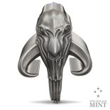 2023 Niue Star Wars Mandalorian Mythosaur 2oz Silver Antiqued Coin