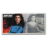 2019 – Niue – Silver Proof Note- The Next Generation -Star Trek Deanna Troi