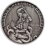 2023 – Hercules Silbermünze 1 Oz 999 Niue 2 $ Antik Finish mit OVP