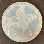 1989 Spain 5 ECU, Carolus V Imperator Silver Proof Orginal Wodden Box