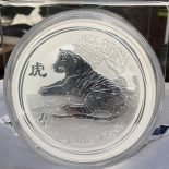 2010 – Australia 30 Dollar 1 Kg .999 Silver – Year of the Tiger