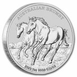 2023 – Australian Brumby Australia $1 Oz Silver 9999 ST/BU