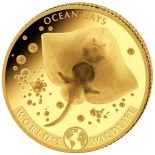 2023 – World’s Wildlife (5.) Ray Gold Coin 0.5 Grams Congo 10 Francs PP / Proof
