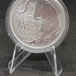 2022 – AUSTRALIA 1 $ YEAR OF THE TIGER 1 OZ. SILVER .999 LUNAR RAM