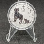 2022 – AUSTRALIA 50Cents YEAR OF THE TIGER LUNAR 1/2 OZ SILVER 999