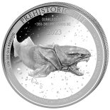 2023 – Prehistoric Life Dunkelosteus (11.) Silver Coin 1 oz 999 Silver Congo