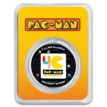 2020 Niue PAC-MAN 1 oz Colorized SILVER Coin in TEP ~ 40th Anniversary Pacman