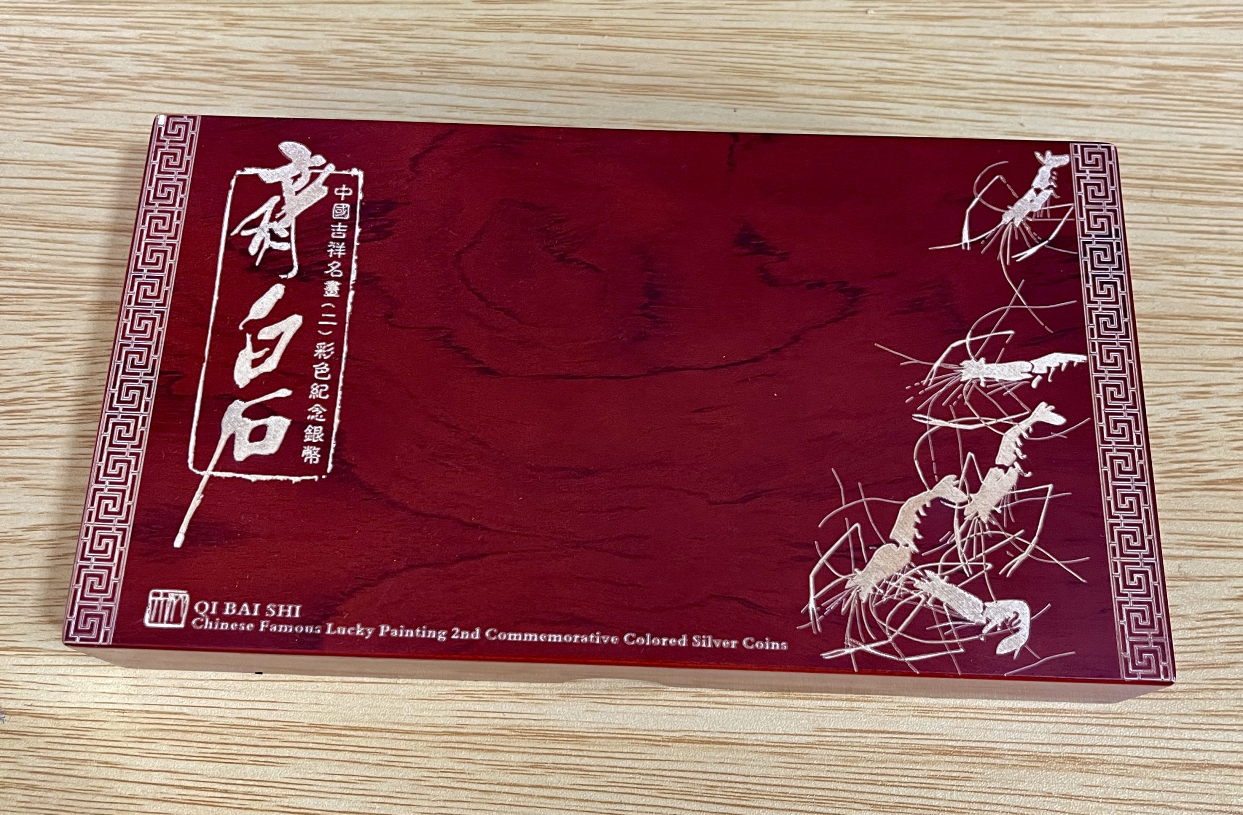 5 2005 Perth Mint-Cook Island $1 Master Qi Bai Shi Art Work Colorized Silver Coin Sets - 1oz