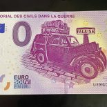 2019 – 0 Euro-Schein FRANCE – MEMORIAL OF CIVILIANS IN WAR #02 UEMG