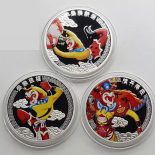 2016 Niue 3 x 1oz Silver Coins Set – Monkey King