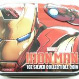 2014 Niue Marvel The Avengers Iron Man $2 Silver Proof 1oz Coin Box Coa