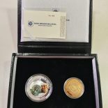 2014 – Malaysia Taman Negara 75th Anniversary set of 2 Silver & Nordic Gold Proof Coin