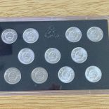 2005 CHINA ZHONG GUO YING BI “YI FEN” Coin Set